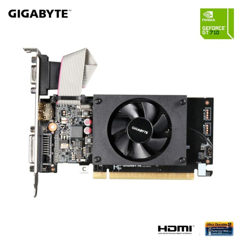 Tarjeta gráfica de vídeo GIGABYTE GV-N710D3-2GL REV2.0 2GB RAM DDR3