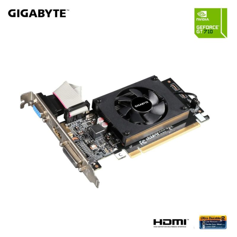 Tarjeta gráfica de vídeo GIGABYTE GV-N710D3-2GL REV2.0 2GB RAM DDR3