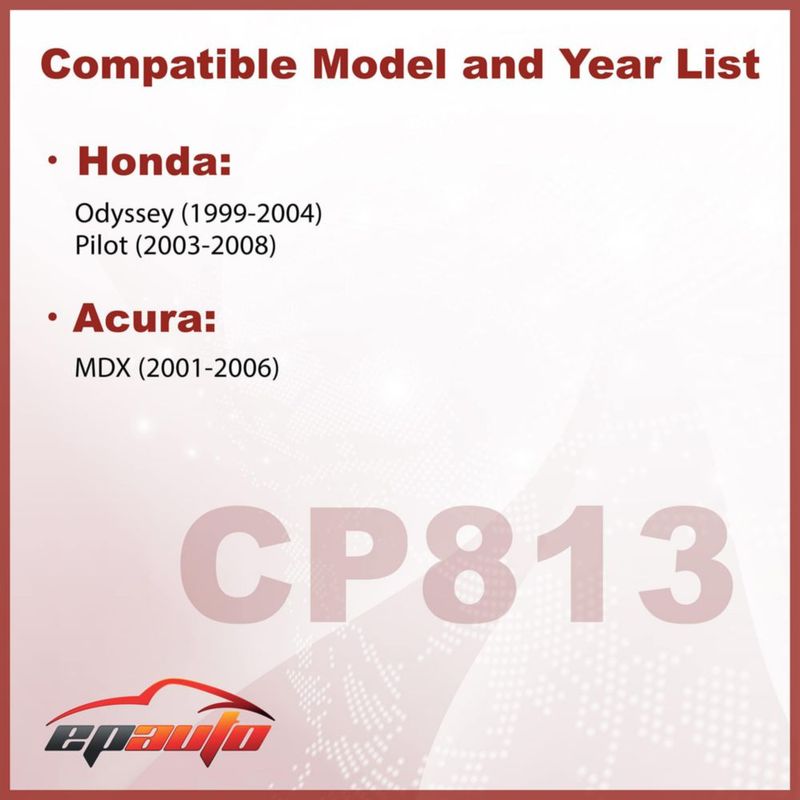 Filtro de aire de cabina EPAuto CP813 para Honda/Acura