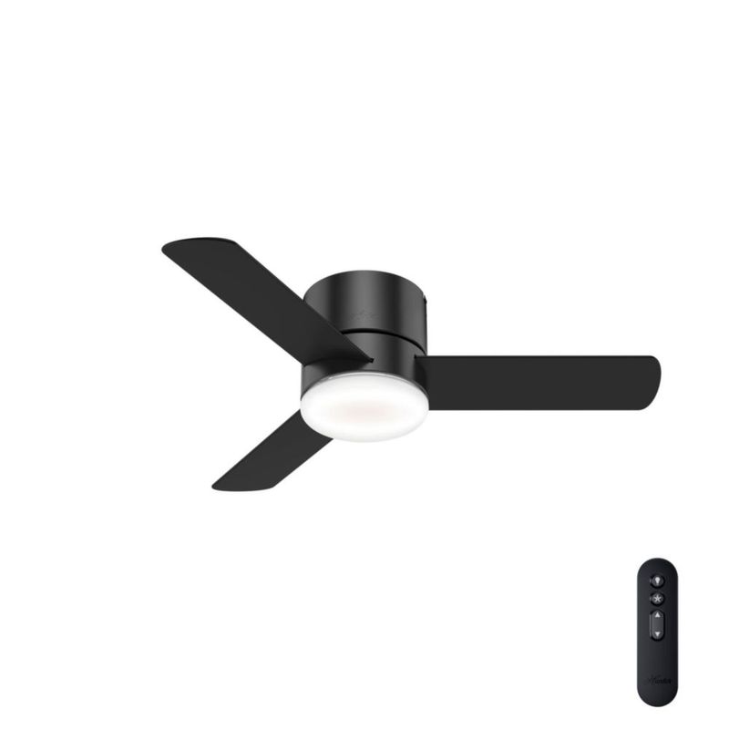 Ventilador de techo Hunter 112 cm LED negro mate