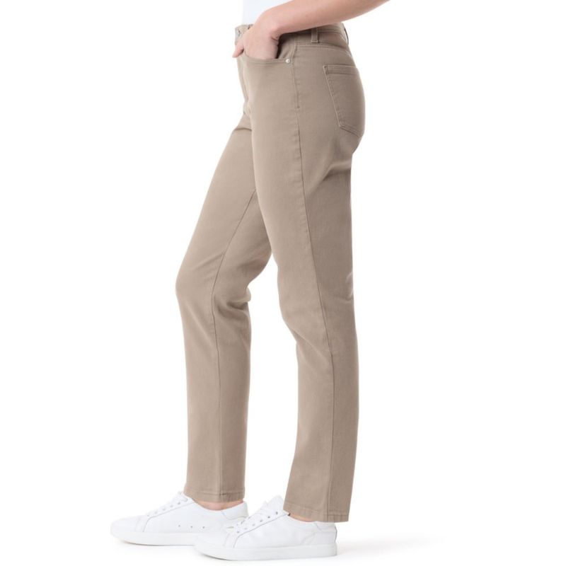 Pantalones Gloria Vanderbilt Amanda 8 Long color Avellana