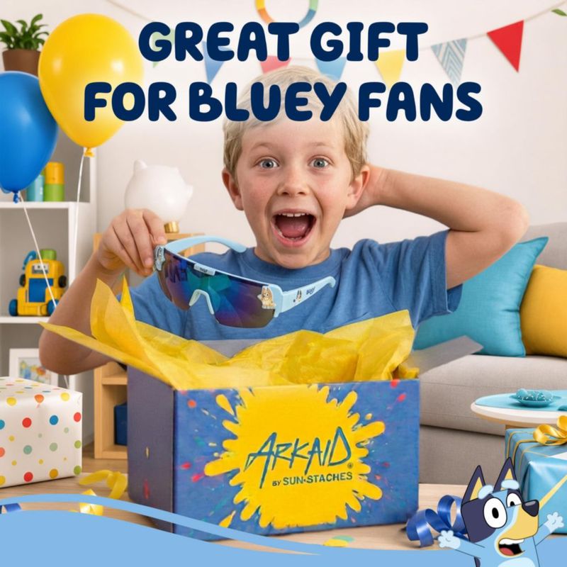 Anteojos de Sol ARKAID Bluey y Bingo Sports Wrap