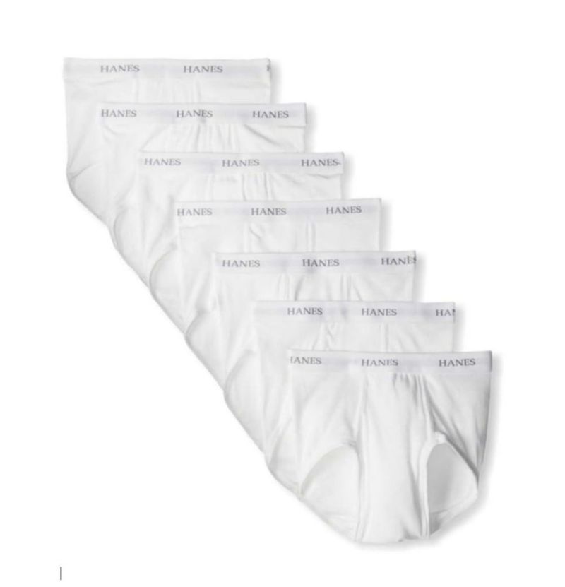Calzoncillos Hanes talla S pack de 7 unidades blanco ComfortFlex