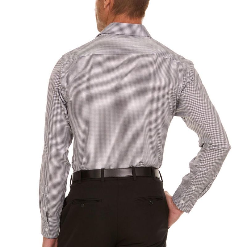 Camisa Nautica de Corte Entallado Manga Larga y Stretch