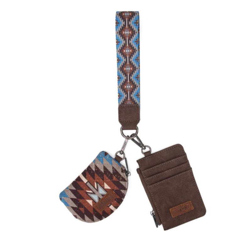 Monedero Montana West 12x0.5x8 cm Muñequera con Estampado Azteca