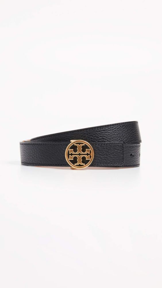 Cinturón Tory Burch 25 cm Negro/Oro Reversible S