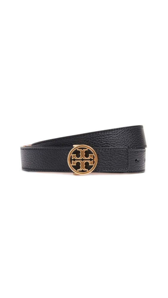 Cinturón Tory Burch 25 cm Negro/Oro Reversible S