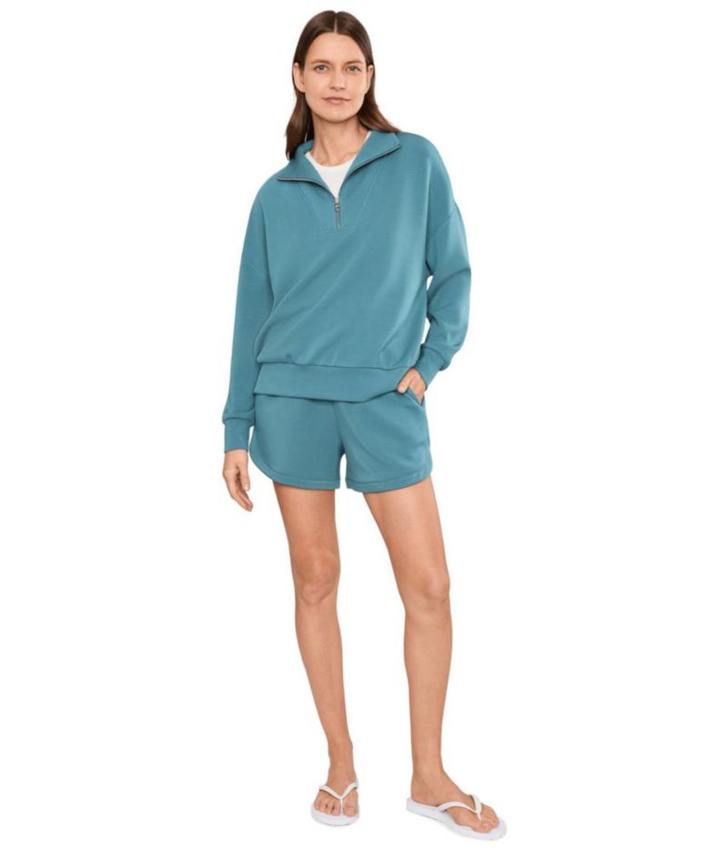 Sudadera Varley Hawley 1/2 Cremallera Azul Mallard Talla M