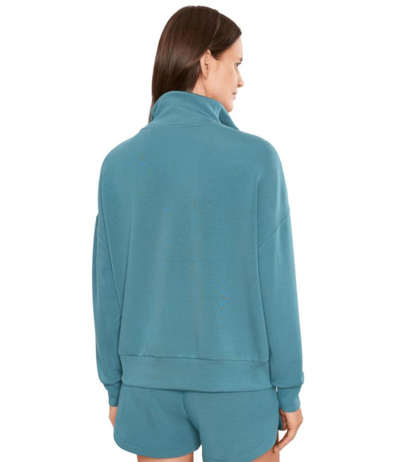 Sudadera Varley Hawley 1/2 Cremallera Azul Mallard Talla M