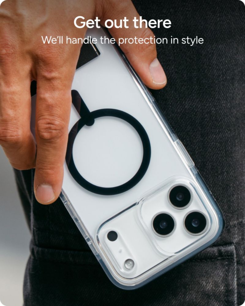 Funda ZAGG para iPhone 17 Pro Max de titanio con soporte