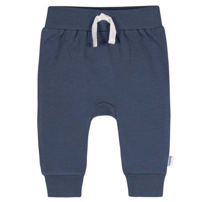 Pantalones jogger Gerber para bebé niño – Pack de 3 0‑3 meses