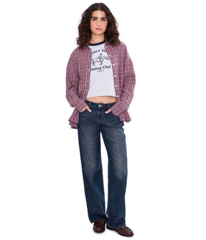 Pantalones Levi's Mujer 28 (81 cm) Cintura Baja y Corte Suelto