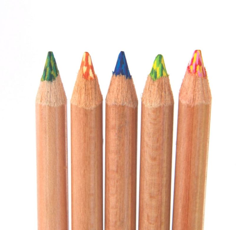 Set de lápices de colores Koh‑I‑Noor 24 colores tri‑tono en lata
