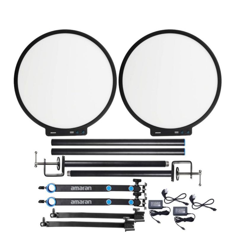 Kit de Iluminación Amaran Verge Max - Paquete Acabado Carbón