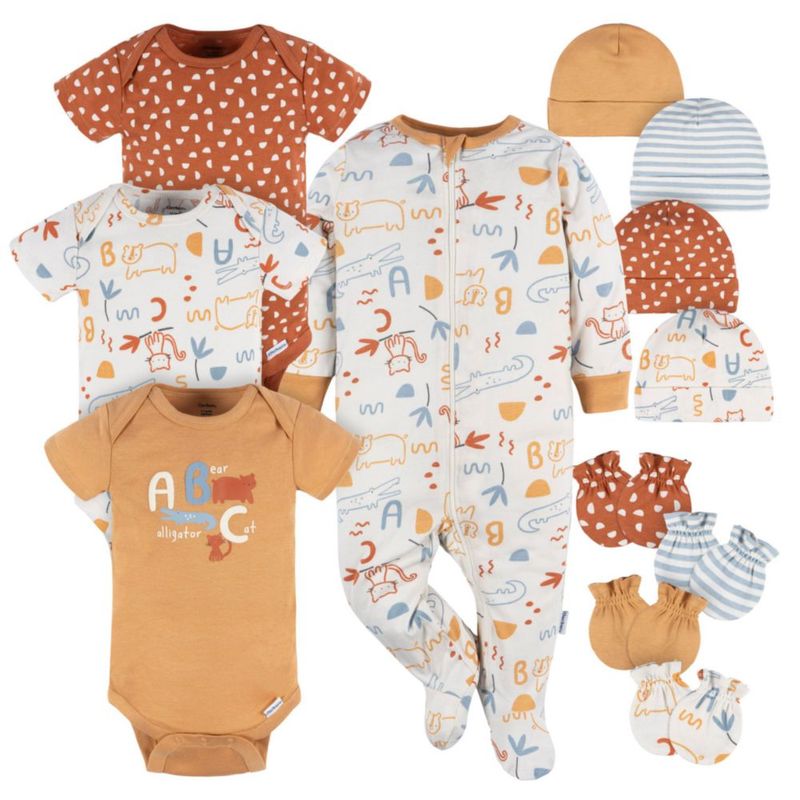 Conjunto Gerber ABC 0‑3 meses 12 piezas