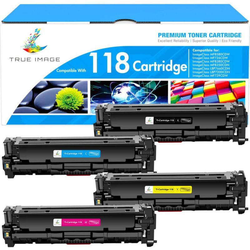 Cartucho de tóner TRUE IMAGE 118 – Pack de 4 B/C/Y/M