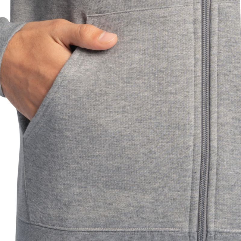 Sudadera para hombre Fruit of the Loom 3XL Gris Jaspeado
