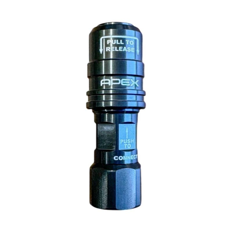 Copa de aire APEX 1/4" NPT hembra de alto flujo (abierto/cerrado)