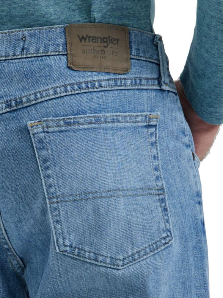 Vaqueros Wrangler 34W x 32L Corte Relajado Stonewash Flex