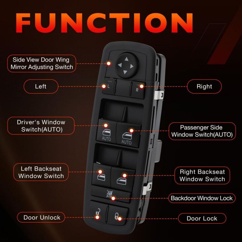 Interruptor maestro de ventanilla ATRACYPART para Dodge Ram 1500/2500/3500