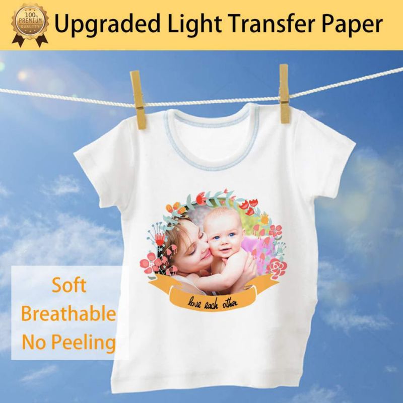 Papel de Transferencia Térmica TransOurDream Light 2.0 85 x 11" 100 Hojas