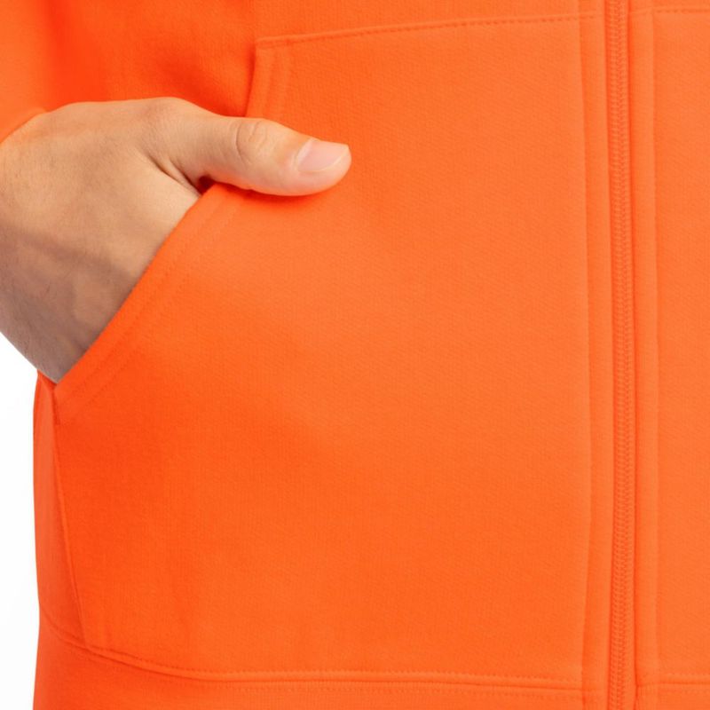 Sudadera Fruit of the Loom 3XL Naranja Polar