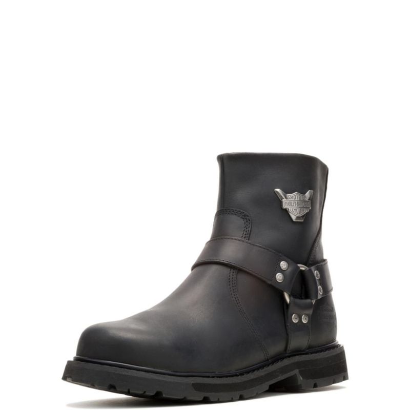 Bota Harley‑Davidson Rambert de Cuero 7.5 Negra