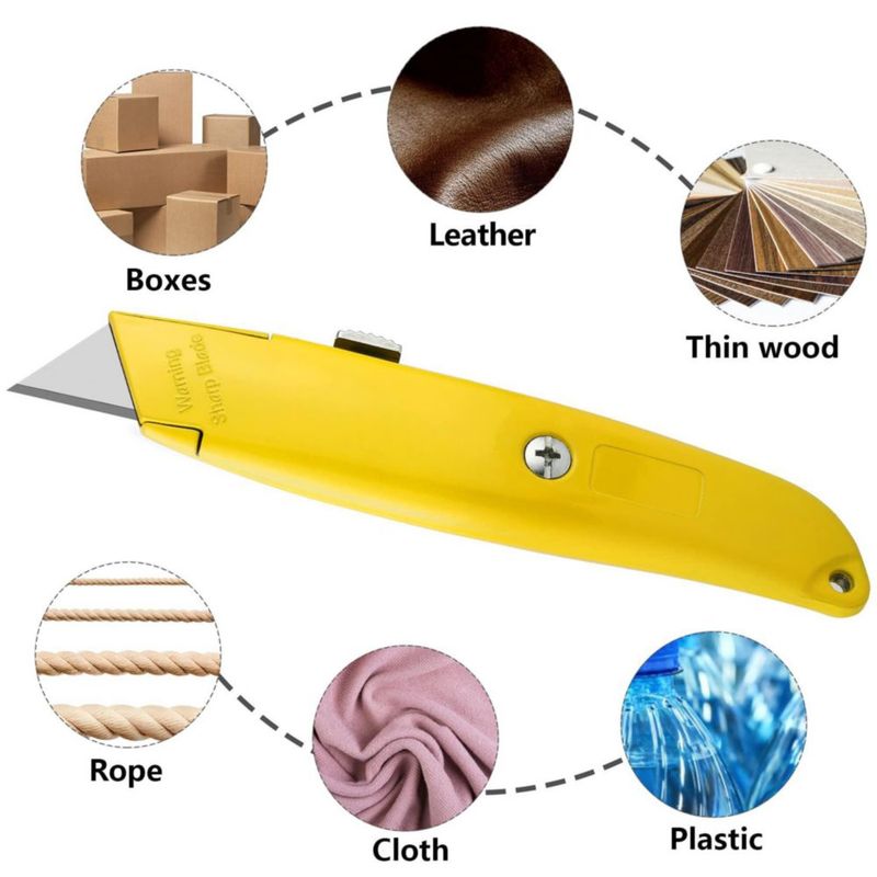 Cuchillo multiusos DIYSELF de 2 unidades con agarre ergonómico
