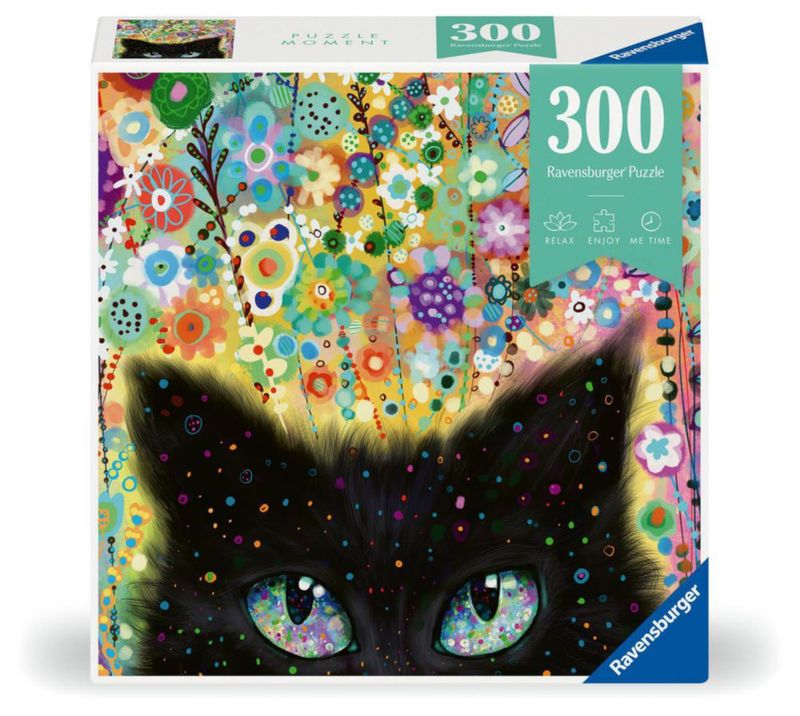 Rompecabezas Ravensburger Kaleidoscope Kitty de 300 piezas