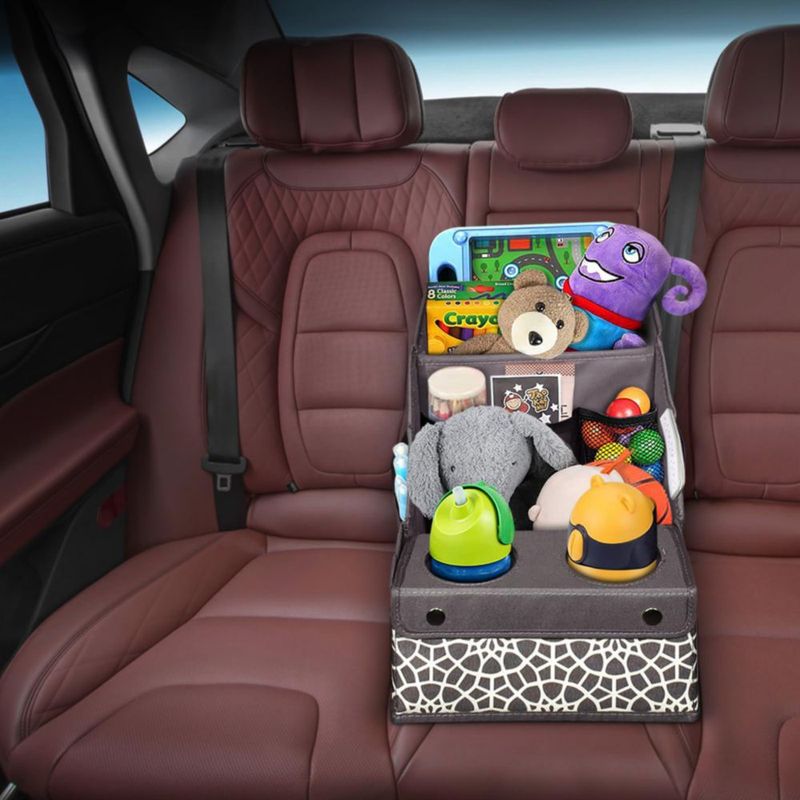 Organizador de Asiento de Coche MULISOFT 43x24x24 cm 11 Compartimentos