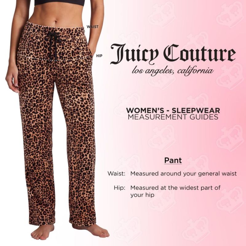Pijamas Juicy Couture de Terciopelo Felpudo con Pedrería