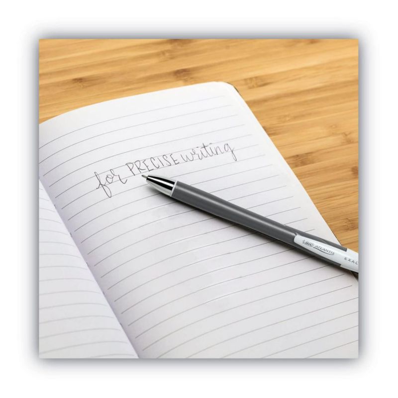 Bolígrafos BIC Glide Exact 07 mm Negro - Pack de 12