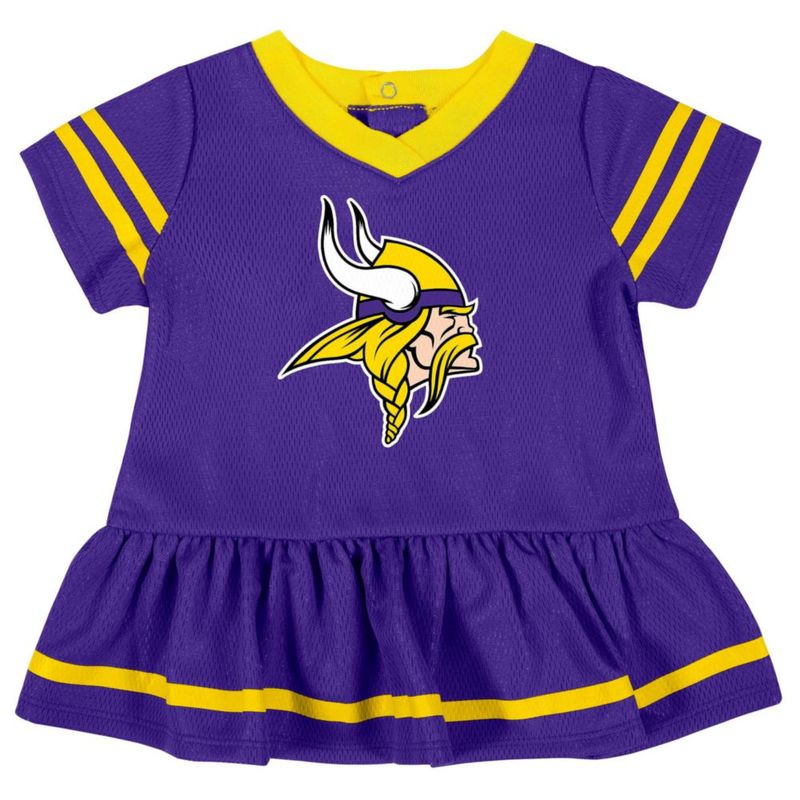 Vestido Gerber Minnesota Vikings 18 meses Púrpura/Dorado