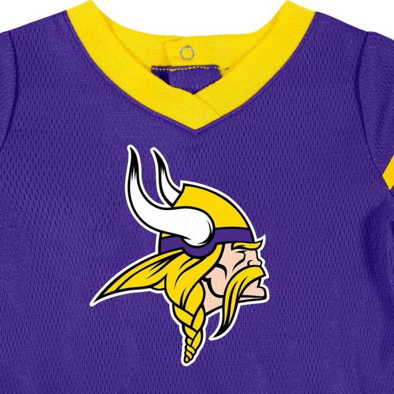 Vestido Gerber Minnesota Vikings 18 meses Púrpura/Dorado