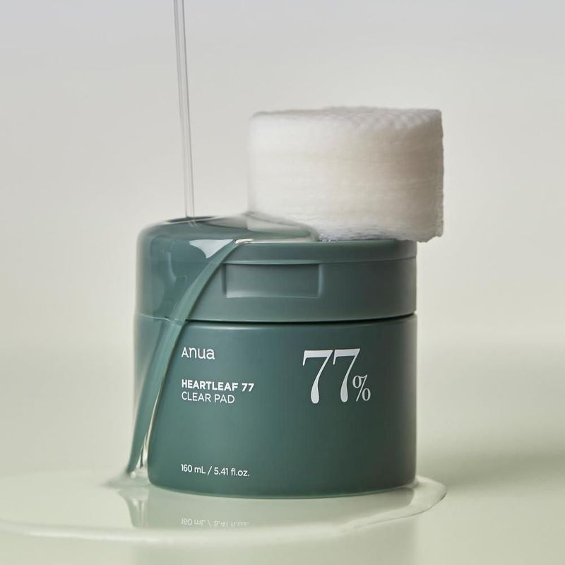 Almohadilla de tóner ANUA Heartleaf 77 PHA exfoliante 70 hojas