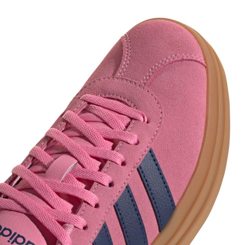 Zapatillas adidas VL Court Bold 11 rosa/azul oscuro/dorado metálico