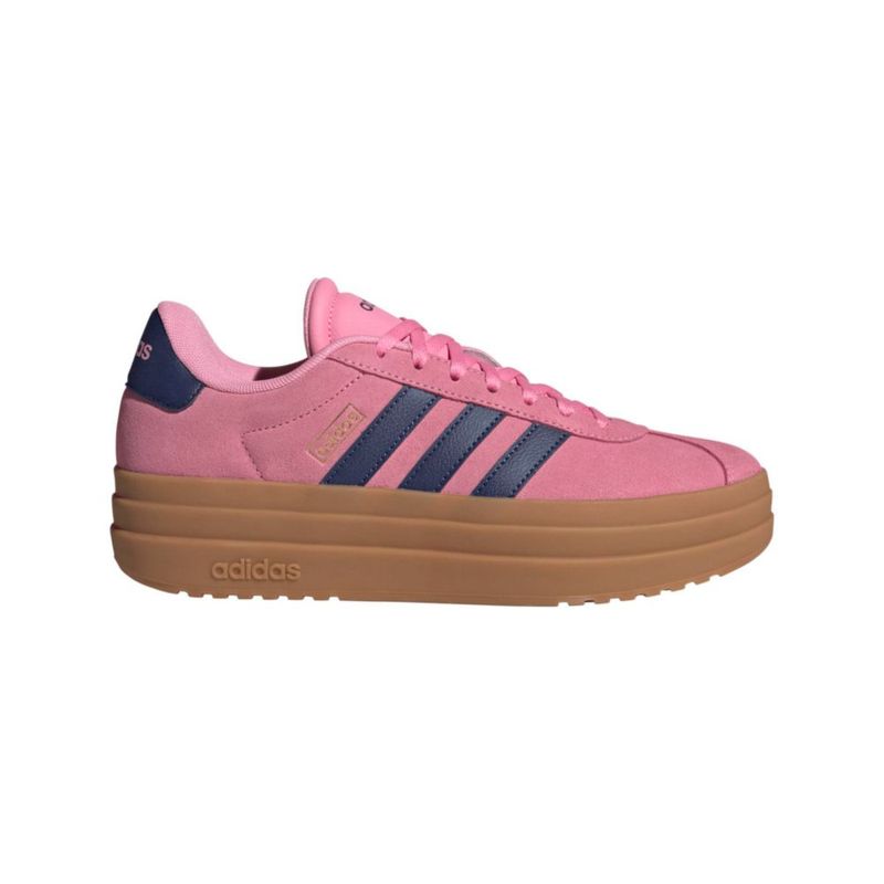Zapatillas adidas VL Court Bold 11 rosa/azul oscuro/dorado metálico