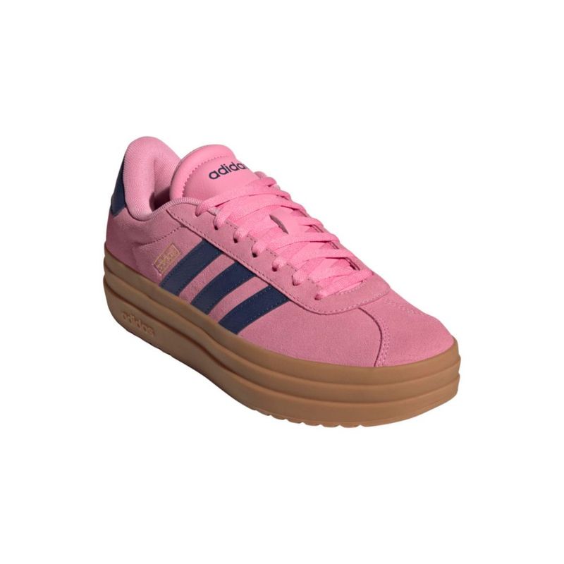 Zapatillas adidas VL Court Bold 11 rosa/azul oscuro/dorado metálico