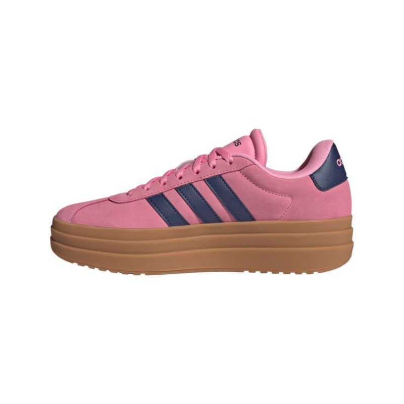 Zapatillas adidas VL Court Bold 11 rosa/azul oscuro/dorado metálico