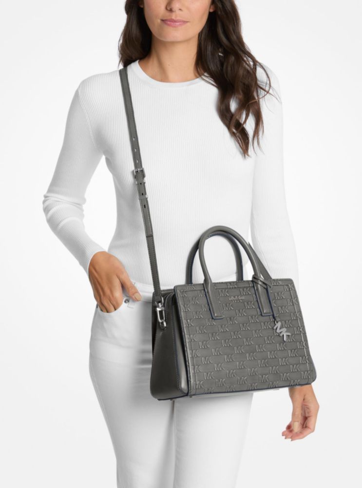 Bolso Michael Kors Laila Mediano Storm Leather