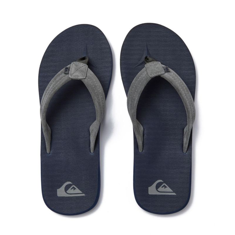 Sandalia Quiksilver Carver de Gamuza Azul Oscuro/Gris Claro para Hombre