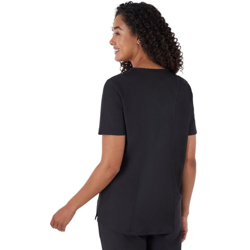BLUSA Hanes 2X EE. UU. Ébano de absorción de humedad y elasticidad para profesionales de la salud