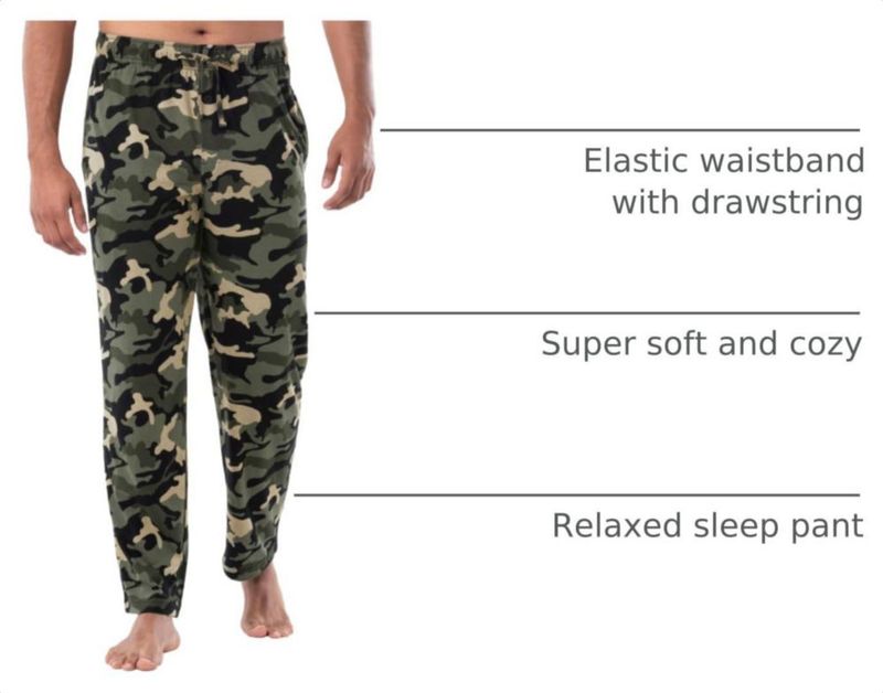 Pantalones Fruit of the Loom XL Camuflaje Jersey