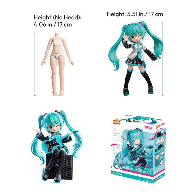 Kit de modelo BLOKEES Hatsune Miku DaaLaMode 14+