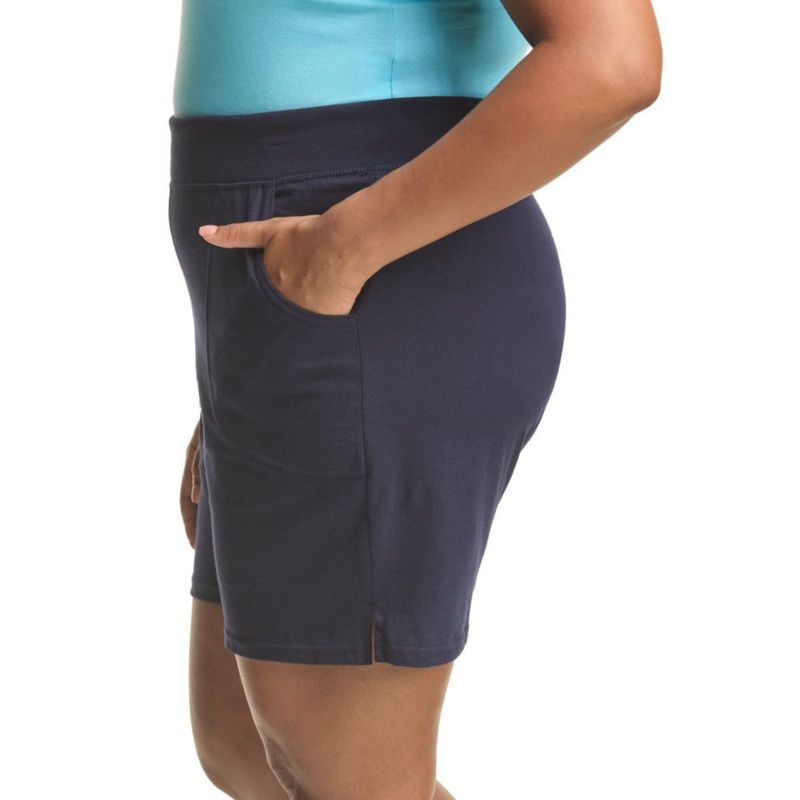 Shorts Hanes Talla Grande 18 cm Algodón Jersey Sin Cordón