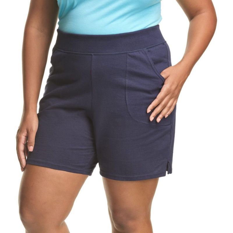 Shorts Hanes Talla Grande 18 cm Algodón Jersey Sin Cordón