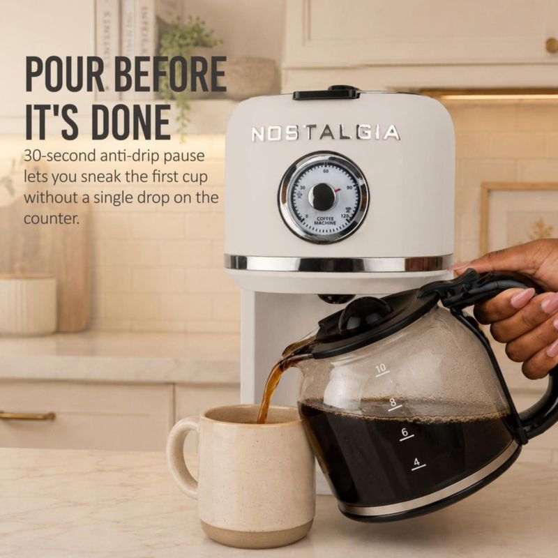 Cafetera Nostalgia 19 L color avena