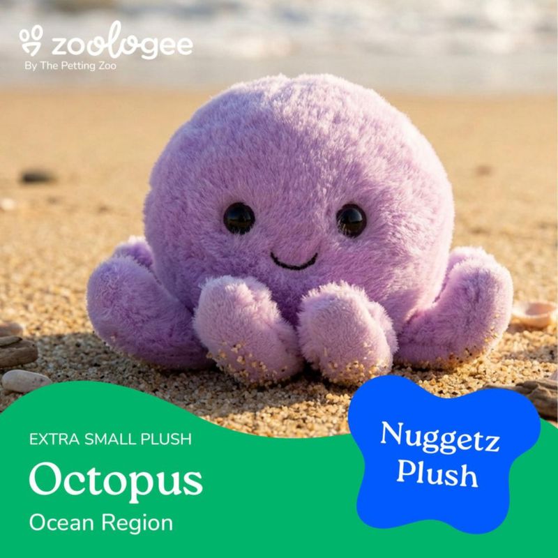 Animal de Peluche The Petting Zoo 15 cm Pulpo Morado