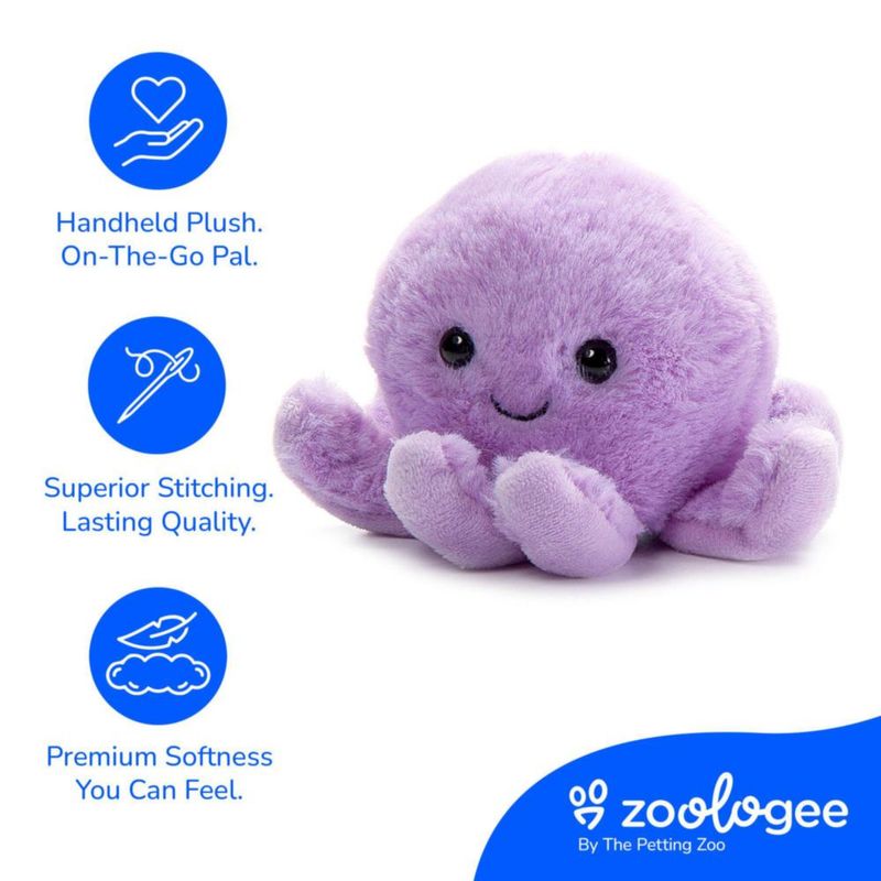 Animal de Peluche The Petting Zoo 15 cm Pulpo Morado