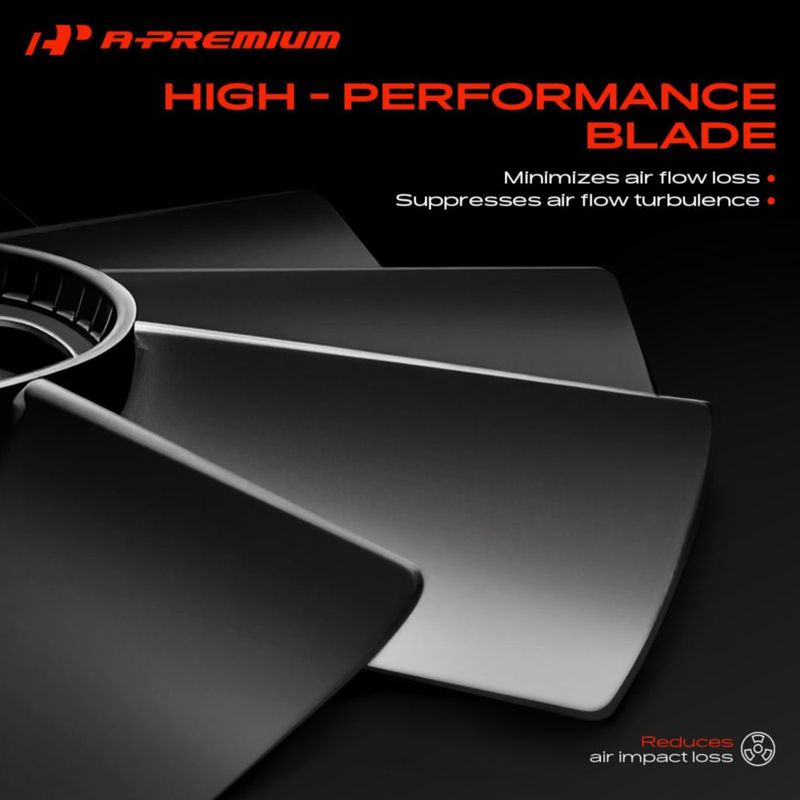 Pala de ventilador A-Premium 42 cm 11 aspas compatible con BMW